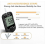 Slimme digitale display glucosemeter draagbare bloedsuikertestkit met glucosemeterstrips 2