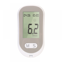 Monitor de glucosa en sangre, kit portátil inteligente para personas mayores que viajan en casa. Incluye 50 tiras reactivas y 50 agujas.