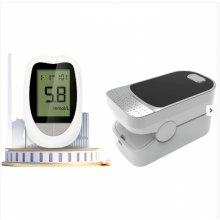 Misuratore di glicemia a clip da dito, kit intelligente portatile per il test della glicemia per anziani che viaggiano a casa, Walkbee SZRH