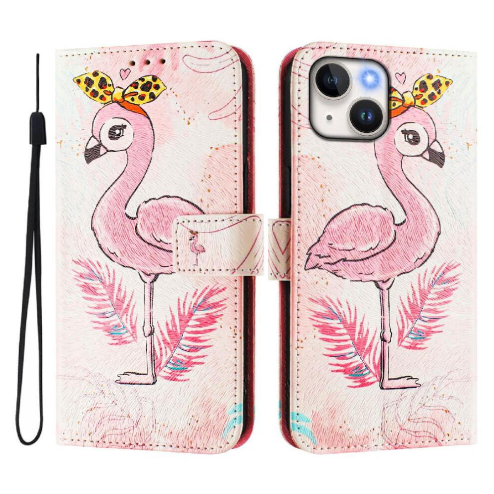 (C3 ) Case For Iphone 13 With Credit Slot Card Holder Pattern Flip Pu Leather Wallet Cover 764563718856