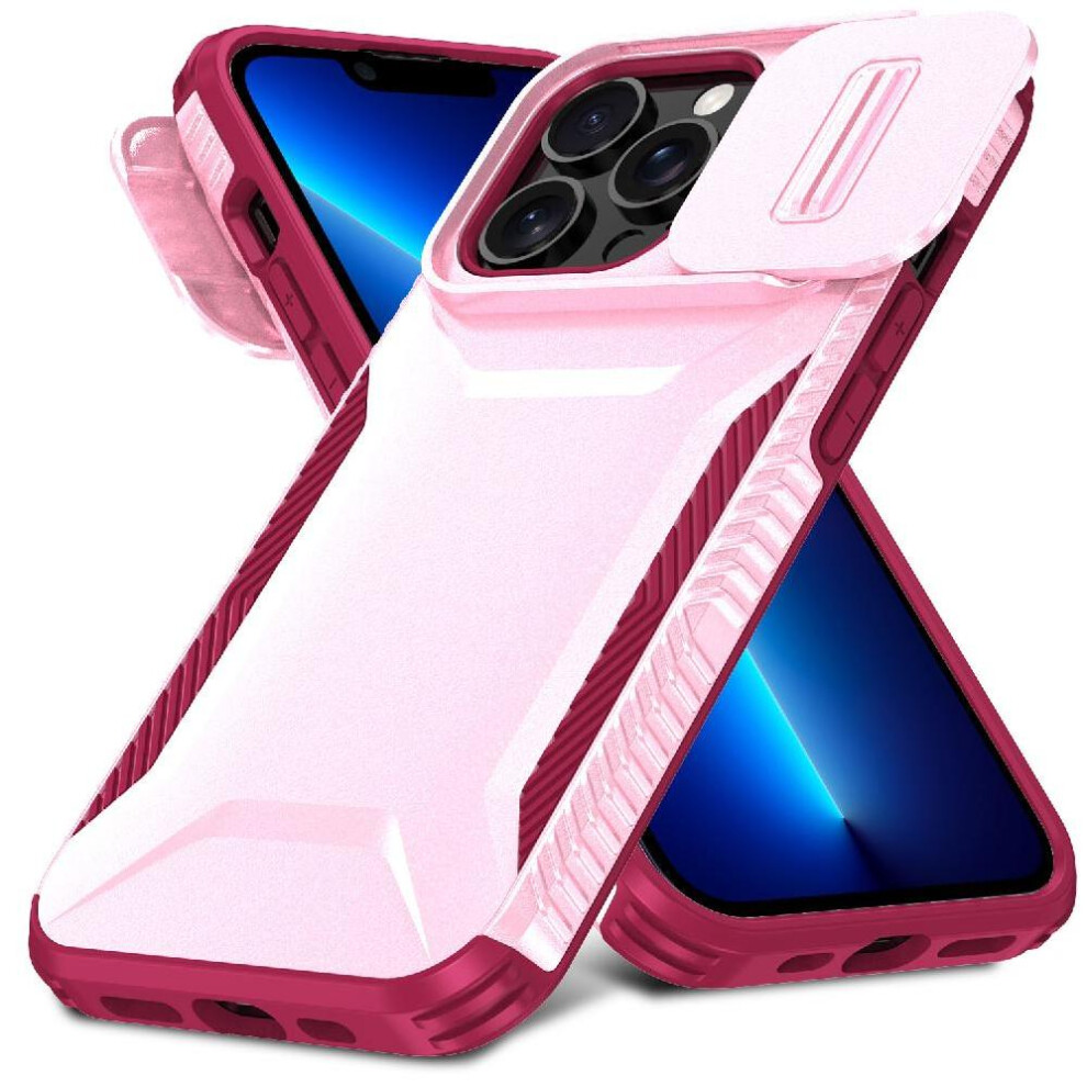 (Pink) Case For Iphone 13 Pro Max Lightweight Shockproof Lens Protection Pink 764563720736