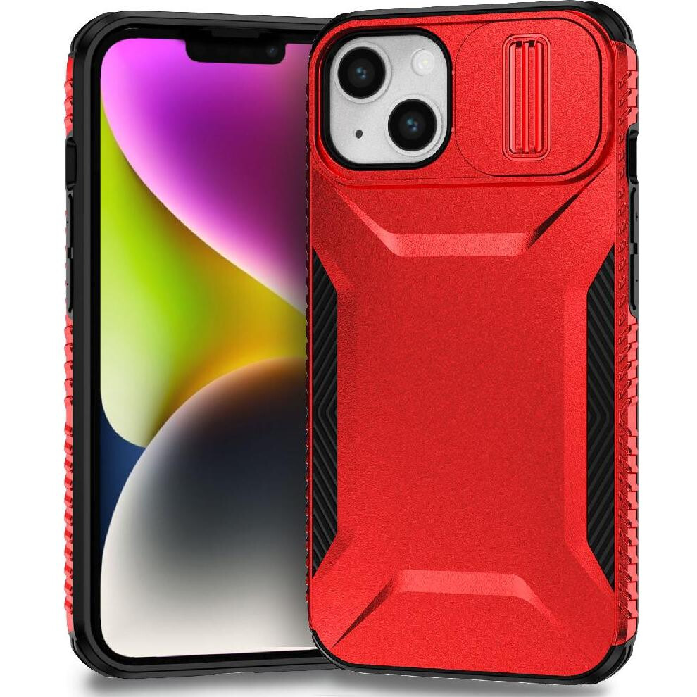 (Red) Case For Iphone 13 Lightweight Lens Protection Shockproof Red 764563720927