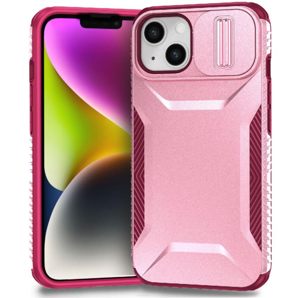 (Pink) Case For Iphone 13 Lightweight Lens Protection Shockproof Pink 764563720897