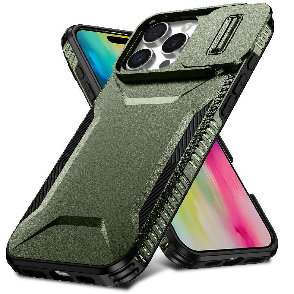 (Bottle ) Case For Iphone 16 Pro Lens Protection Shockproof Lightweight Green 764563721269