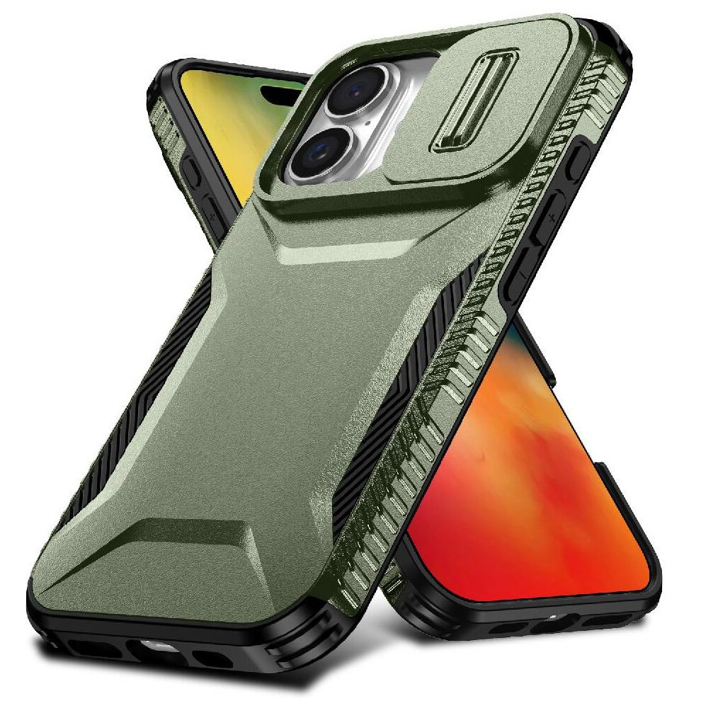 (Bottle ) Case For Iphone 16 Shockproof Lens Protection Lightweight Green 764563721474