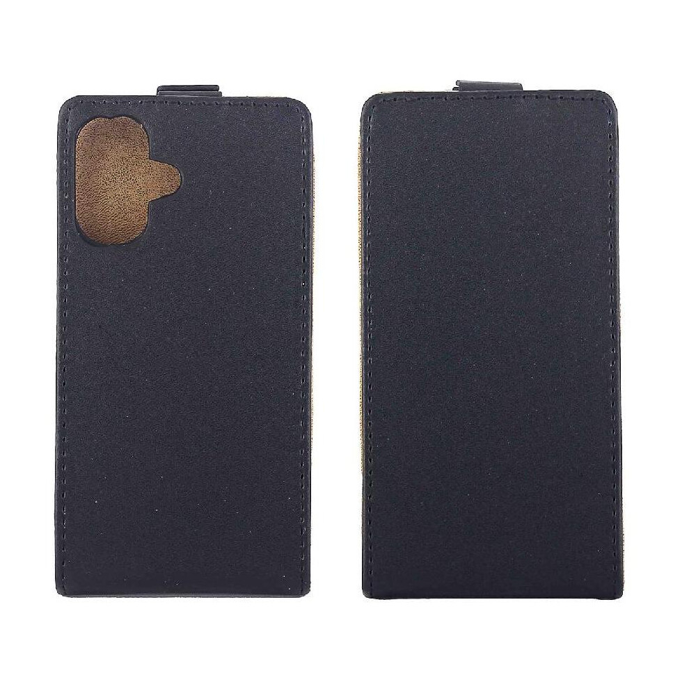 (Black) Vertical Flip Case For Iphone 16 Tpu Leather Business Style Card Slot Protective Cover Black 764563727100