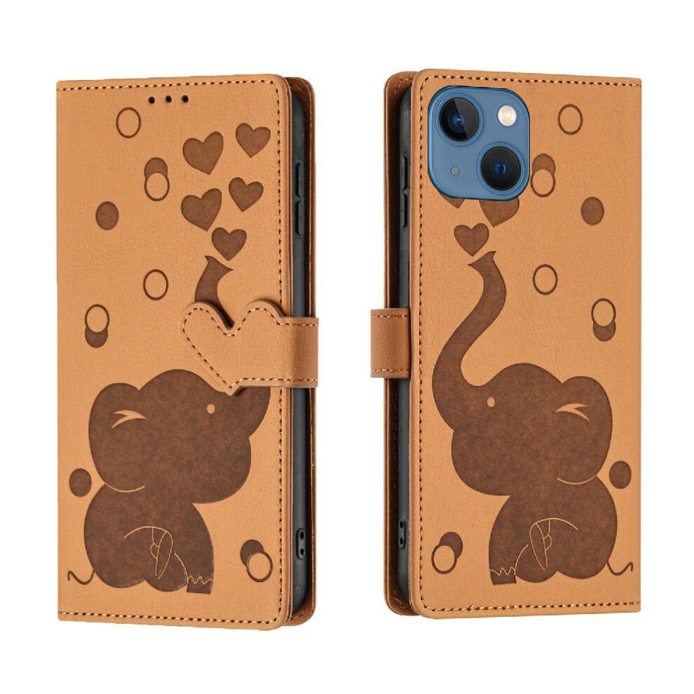 (Yellow) Flip Case For Iphone 13 Kickstand Three Card Slots Premium Leather Yellow 764563729531