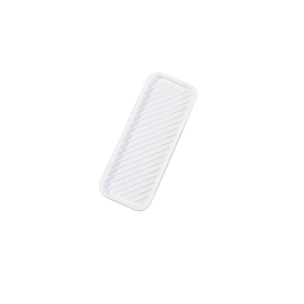 (As show, One size) White-1 Pieces Silicone Sponge Holder Silicone Kitchen Sink Holder Silicone Sink Organizer Silicone Drip Mat for Storage Sponges, Dishwashing Product,