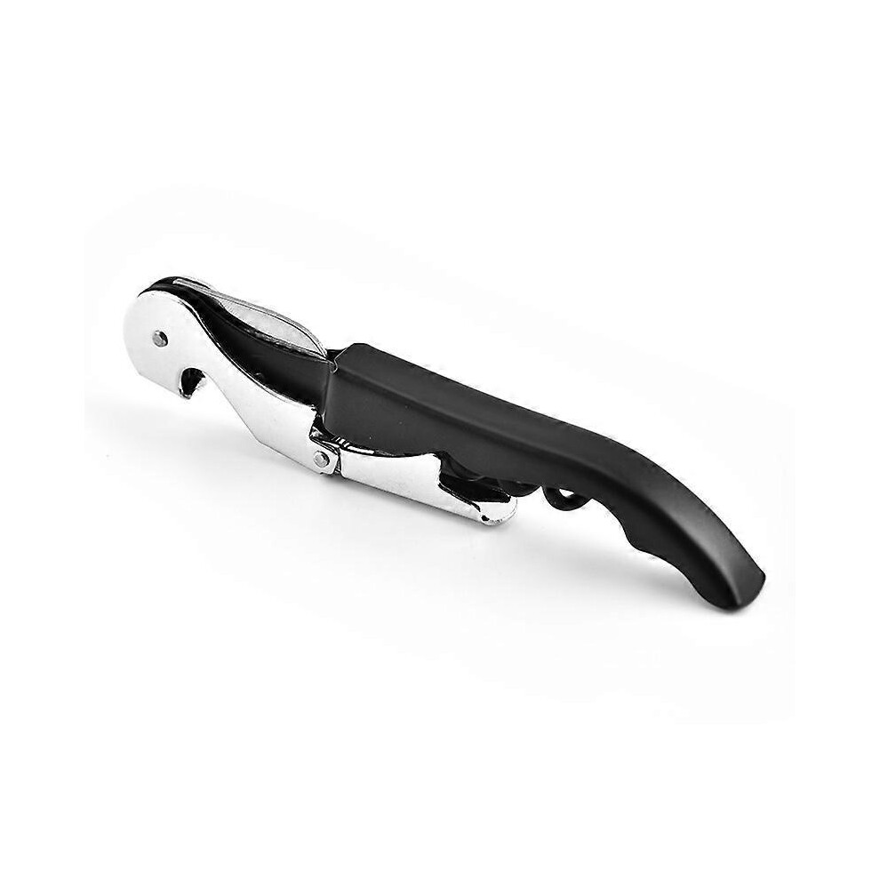 (As show, One size) Corkscrew Bottle Opener Set 1, Stainless Steel Three-in-one bottle opener, corkscrew and foil cutter for sommeliers, waiters and b