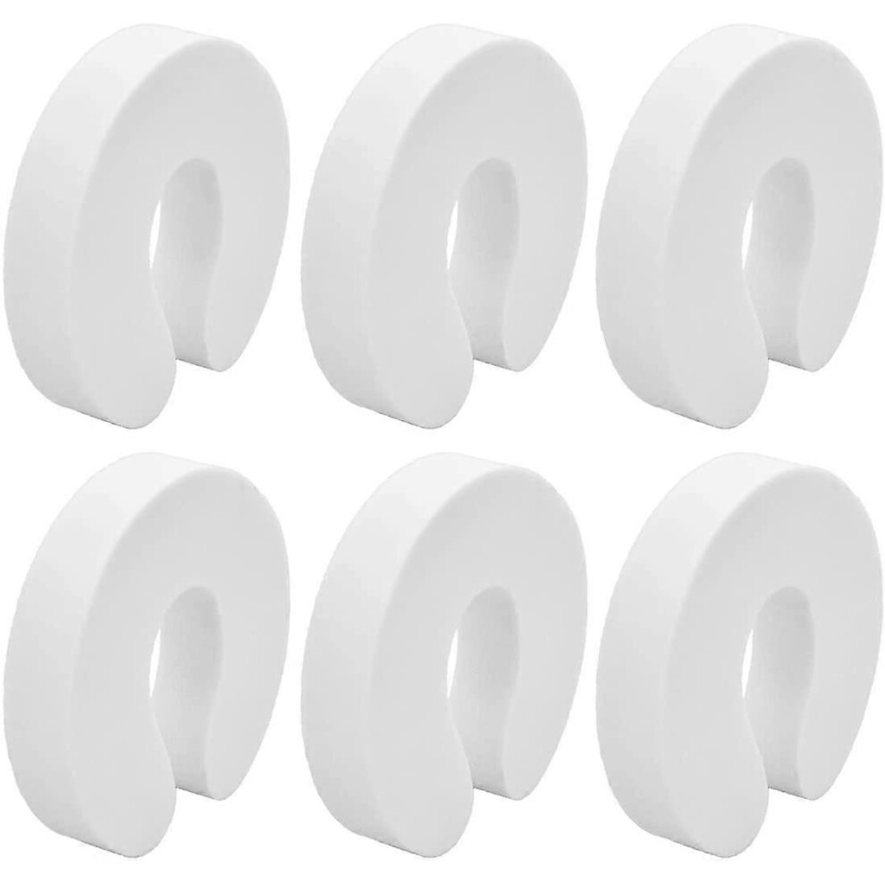 (As show, One size) 6 Pcs Kids Door Stopper Foam Door Stopper Child Safety Finger Foam Door Stopper, Door Lock Kids Door Stopper