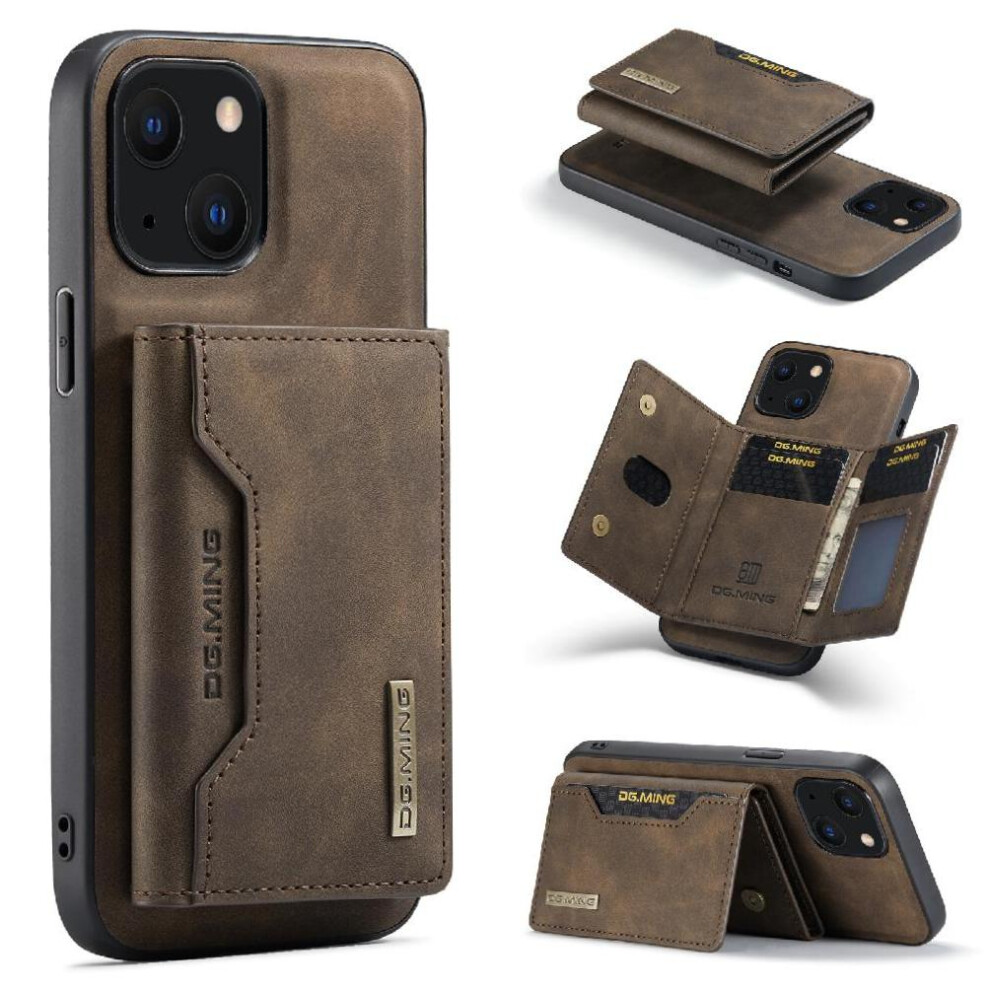 Photos - Case Wallet for iphone 13 Protective Card Slots Flip Kickstand Magnetic Pu Leather(Khaki )