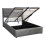 (135x190 cm) Upholstered Bed Frame with Hydraulic Storage, Grey 9