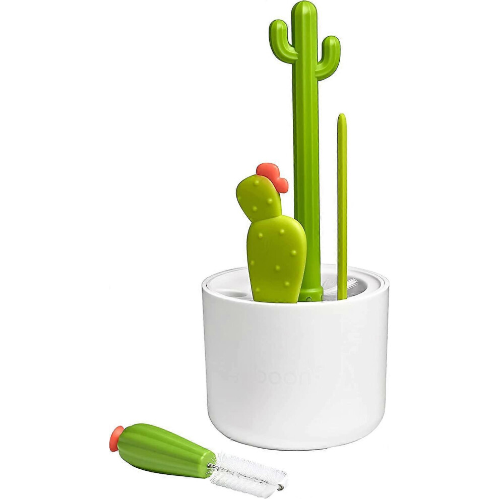 (As show, One size) Cacti Bottle Cleaning Brush Set Cactus brushes-4 Accessories