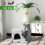 (Light grey) 90cm Cat Tree Cat Tower Leaf Cat Scratching Post And Apartment Ladder 1