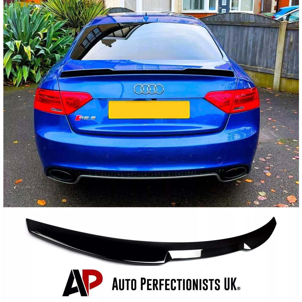 For Audi A5 S5 Rs5 B8 8T8 Sportback 4Dr Gloss Spoiler Lip Wing 09-16 Black 5061072661686