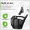 6L Black Watering Can with Detachable Rose Head 4