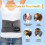 Heated Back Brace with Vibration Massage, Electric Lower Back Heating Pad Massager 5