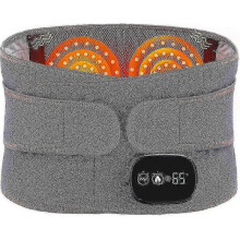 Heated Back Brace with Vibration Massage, Electric Lower Back Heating Pad Massager