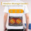 Heated Back Brace with Vibration Massage, Electric Lower Back Heating Pad Massager 3
