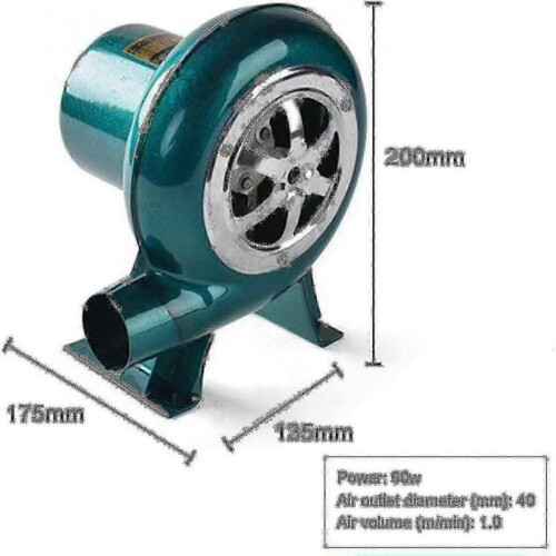 Variable Speed Electric Fan - Barbecues Fan Charcoal Forge Blower 1