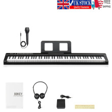 88 Key Full Size Semi-Weighted Keyboards Digital Piano w/ MIDI Bluetooth