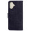 (Black) Flip Case for iphone 16 Leather Wallet Embossed Cute Tiger Kickstand Protective 2