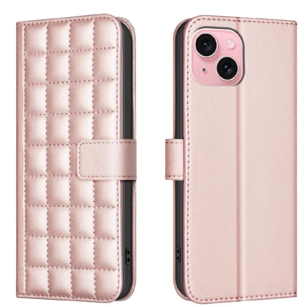 (Pink) Flip Case For Iphone 13 Card Slots Holder Business Simple Style Protective Pu Leather Wallet Pink 764563746439