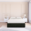 (Single, Dark Grey) Texas Dumfries Divan Bed Base ,2 Drawers & 26" Struts Headboard 3