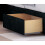 (Small Single, Black) Texas Naples Divan Bed Base ,2 Drawers & 26" Struts Headboard 4