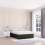 (Small Single, Dark Grey) Watson Dumfries Divan Bed Base ,No Drawers, 12" Footboard & 26" Struts Headboard 2