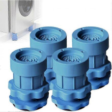 (4Pcs-Blue) Anti Vibration Pads For Washing Machine, Adjustable Bracket Base Washing Machine Feet Pads,Support Non Slip Shock and Noise Cancel