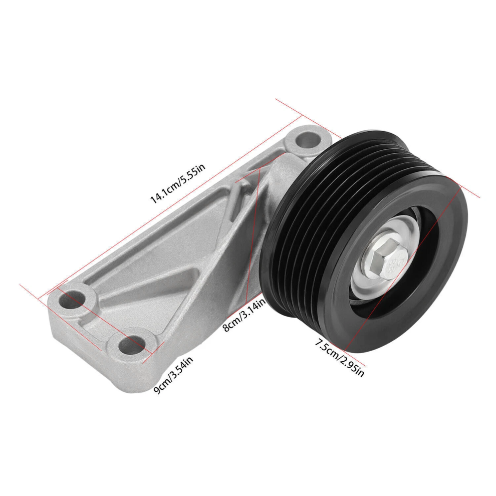 Drive Belt Idler Pulley & Belt & A/C For Discovery 2 Td5 Ace Bypass 332154328502
