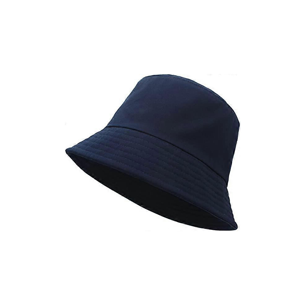 (As show, One size) Sun Hat for Men and Women with Sunscreen Wide Brim Hip Hop Style Cotton Sun Hat