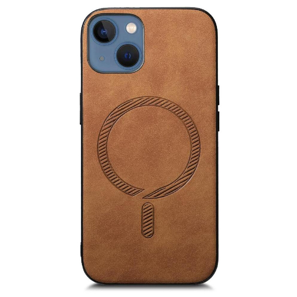 (Brown) Case For Iphone 13 Slim Wireless Charging Lightweight Magsafe Car Mounts Brown 764563753826