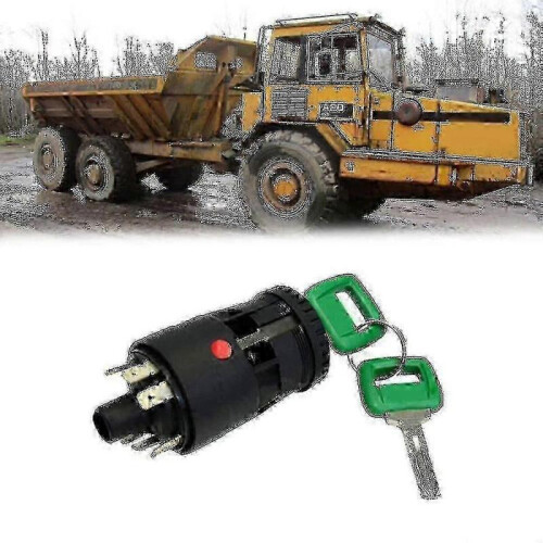 Volvo A20c A30c A25d A35d Ignition Switch Lock Cylinder with 2 Keys 2