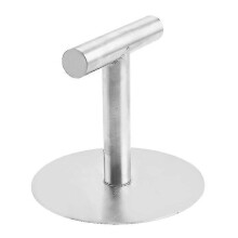 Round Burger Smasher Press Stainless Steel Burger Press for Flat Top Griddle