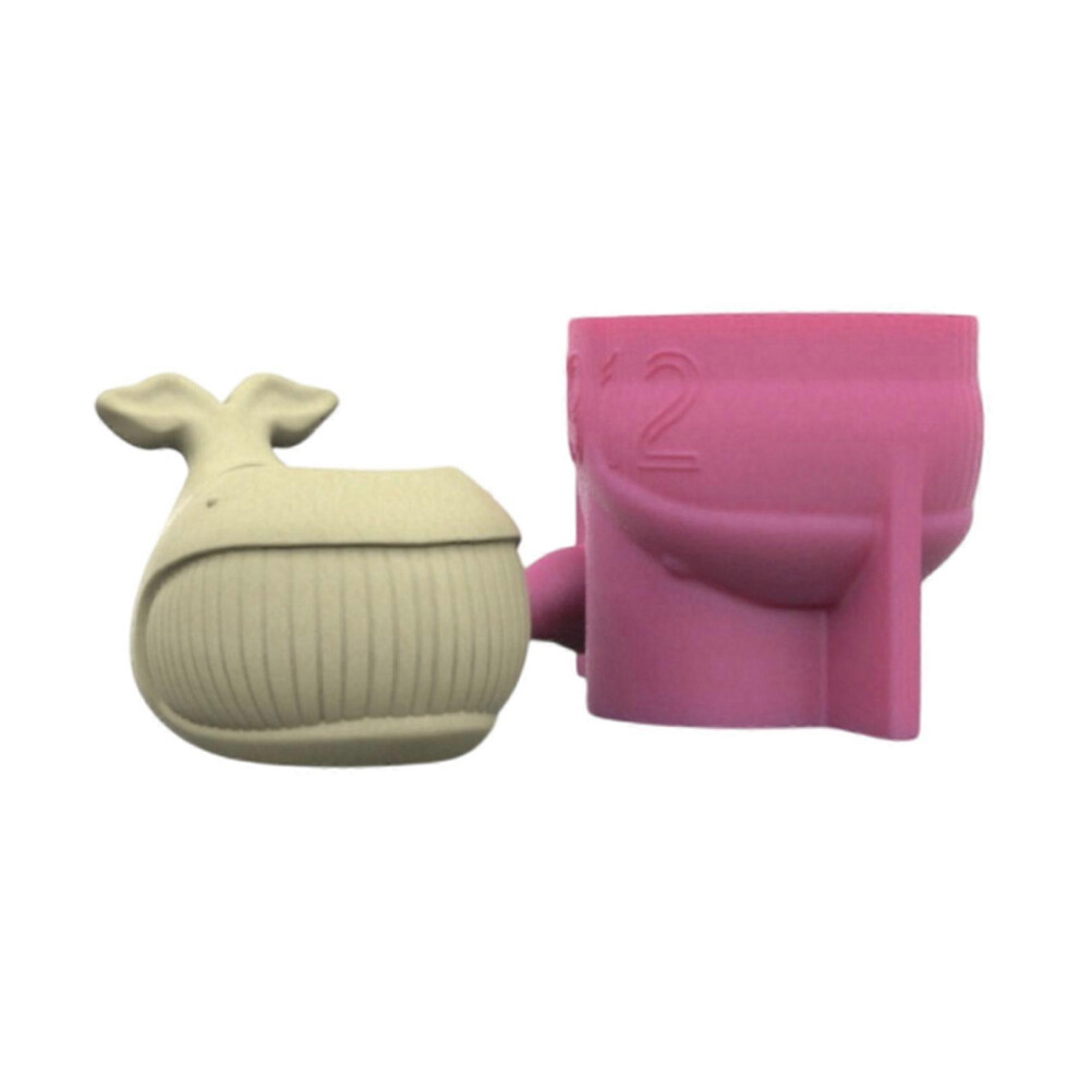 (As Show, One Size) Silicone Craft Mold Succulent Plant Pots Moulds Whale Shape Planter Moulds Crafting Tool Silicone Succulent Vase Molds 8052607401874