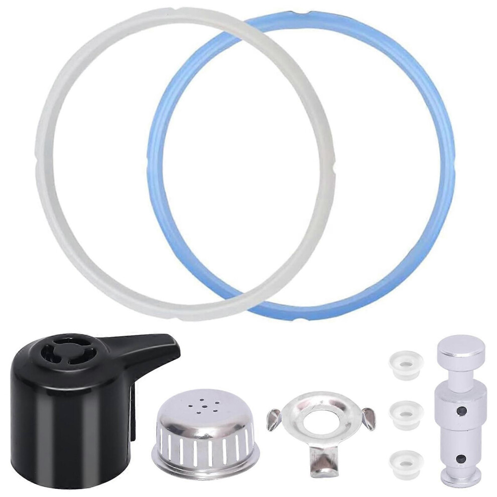 (As Show, One Size) Durables Silicone Sealing Rings Steam Release Valves Pressure Cooker Spare Part Float Valves Seal For 5Qt/6Qt Models 7683012635632