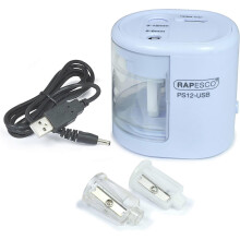 (As show, One size) USB Electric Pencil Sharpener, Blue