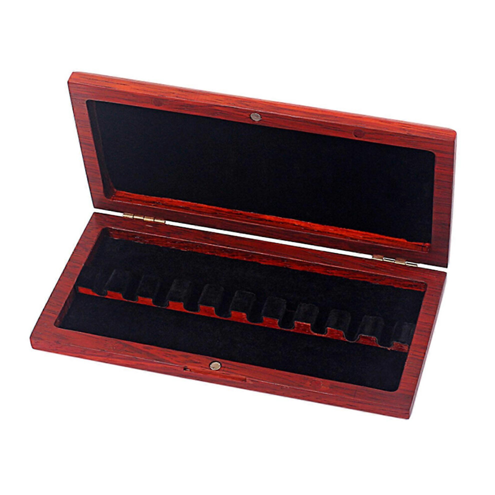 (As Show, One Size) Red Wooden Oboe Reeds Container Against Moisture Protector 10Pcs Or 12Pcs Oboe Reeds Holder Box For Strong For Protectio 8052607403755