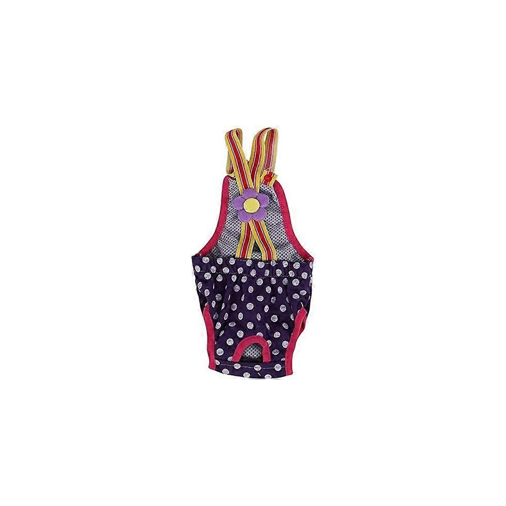 (As show, One size) Dog Sanitary Pants, Women Pet Dog Diaper Physiological Menstrual Suspender Pants Doggy Kitty(XL)