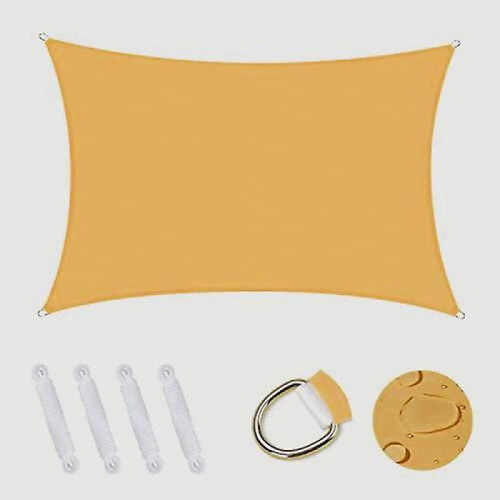 2023 - 3x4m Rectangular Shade Sail, 95% Uv Blocking Gazebo, Durable Waterproof Shade Cloth for Outdoor