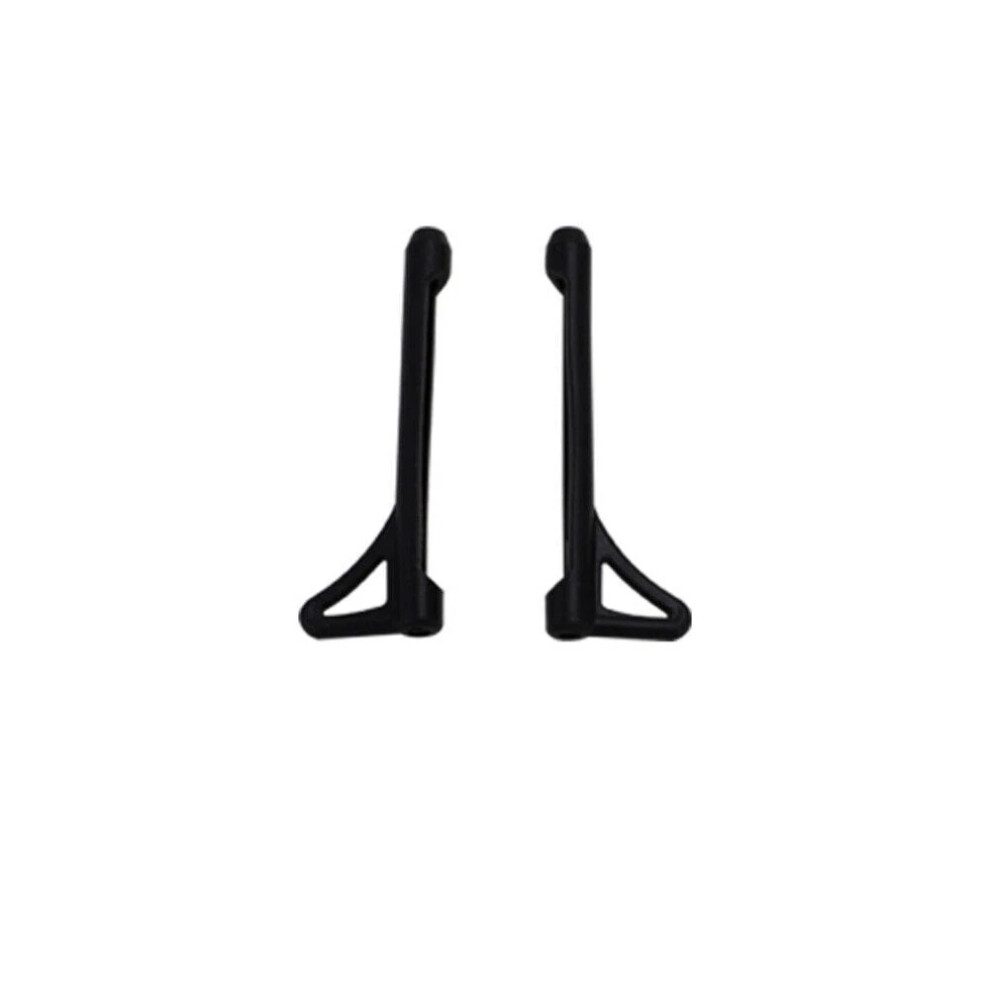(Black, 4pairs(8pcs)) 2~10 pairs Silicone Temple Tip Ear Grip Hook Holder Anti Slip Eye Glasses