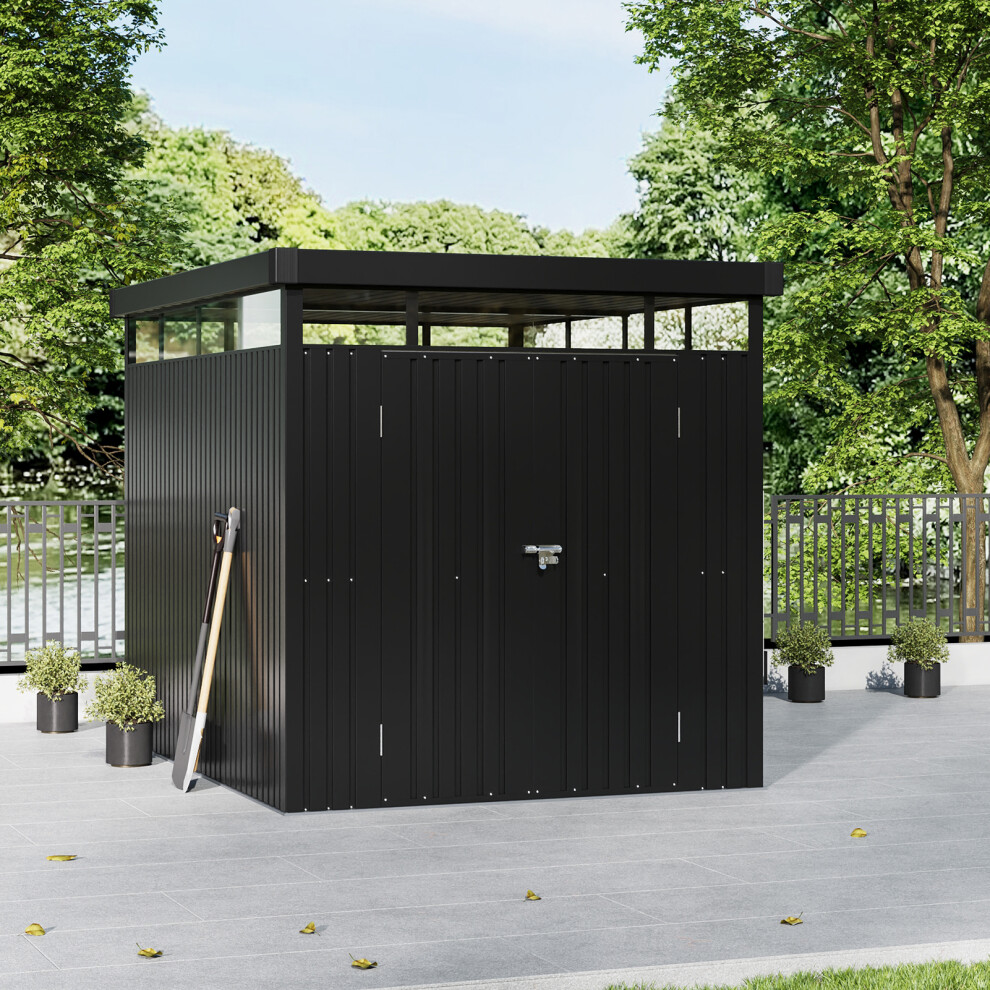 2 x 2.6 x 2M Metal Garden Tool Shed