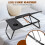 5-layer adjustable height, foldable laptop desk, office desk, cup holder and split desktop, quick opening design 3