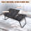 5-layer adjustable height, foldable laptop desk, office desk, cup holder and split desktop, quick opening design 4