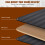 5-layer adjustable height, foldable laptop desk, office desk, cup holder and split desktop, quick opening design 7
