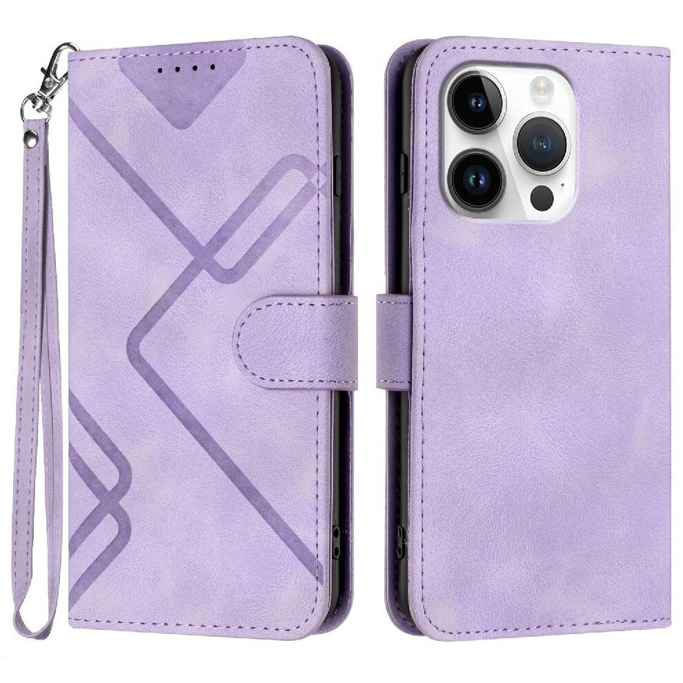 (Purple) Flip Case For Iphone 16 Pro Flip Wallet With Card Slot Stand Pu Leather Magnetic Cover Purple 764563762378