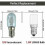24V E14 LED Bulbs 6500K Cool White 2-Pack for Refrigerator, Freezer & Home Use 2