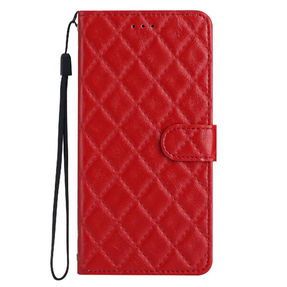(Red) Flip Case For Iphone 13 Magnetic Folio Card Slots Holder Kickstand Tpu Shockproof Pu Leather Wallet Red 764563765997